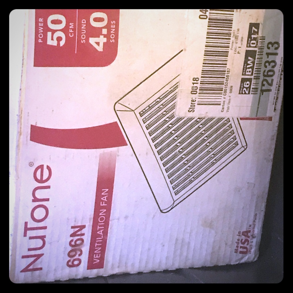 Nutone exhaust fan for bathroom